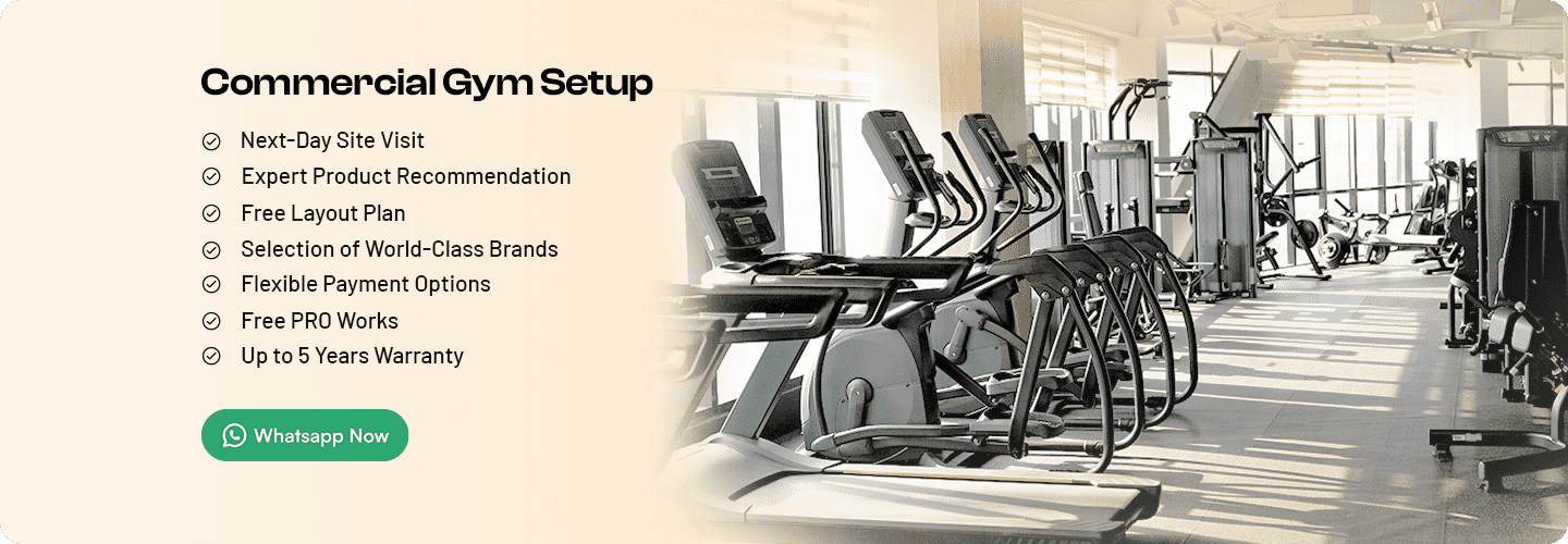 Comercial gym setup