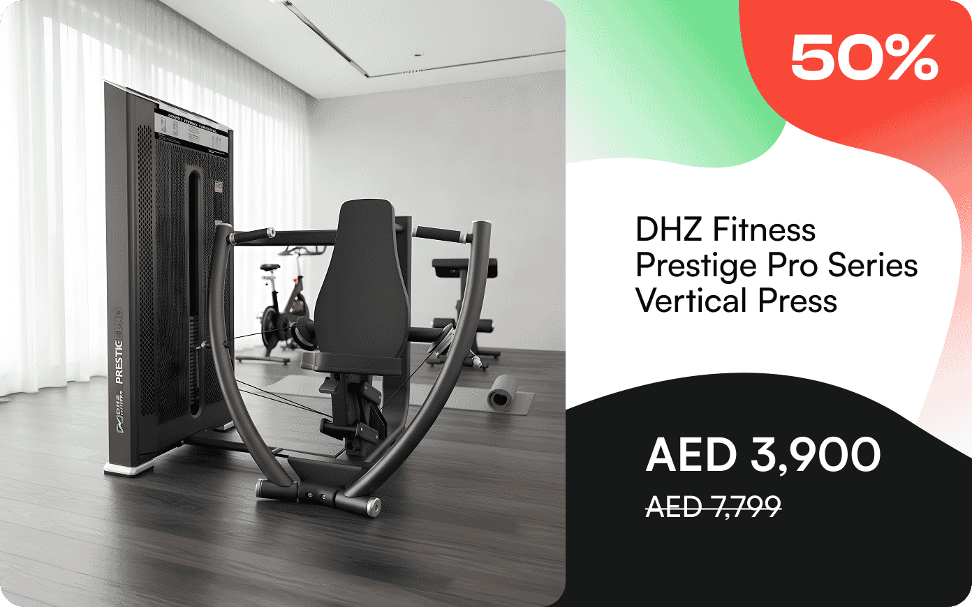 DHZ Fitness Prestige Pro Series Vertical Press