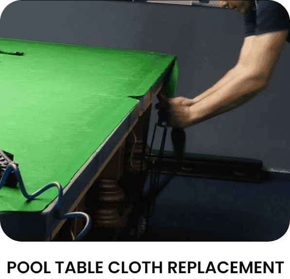Billiard table cloth installation