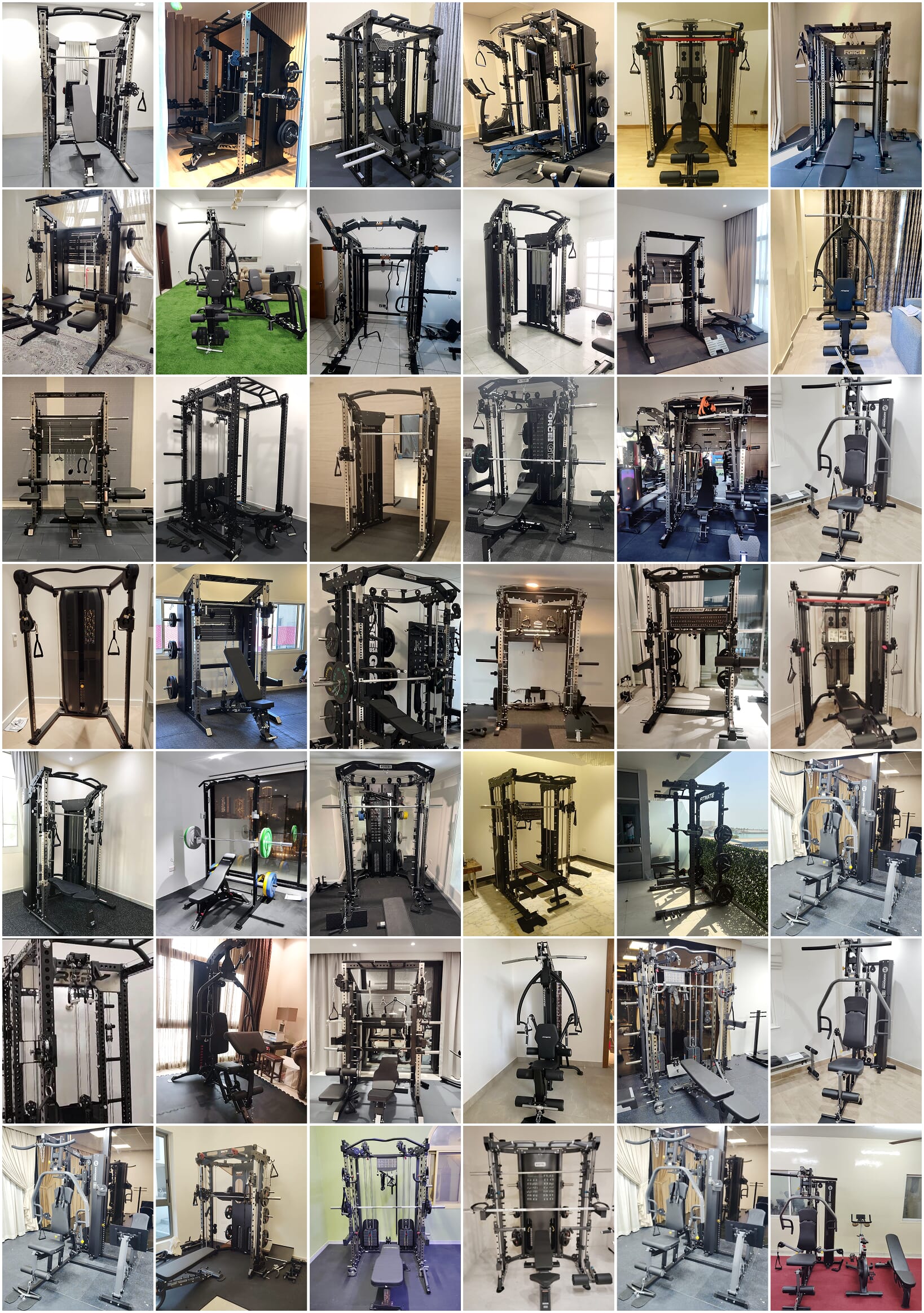 Recently installed functional trainers