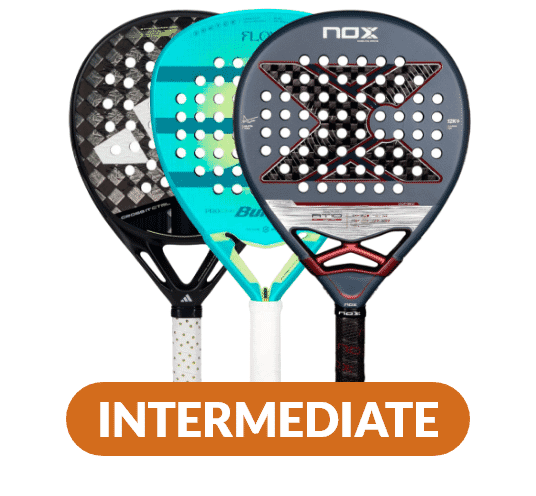 Intermediate padel racket