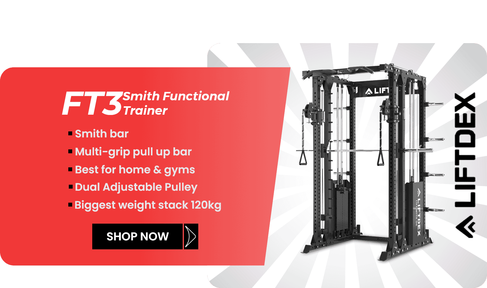Liftdex FT3 Smith Functional Trainer