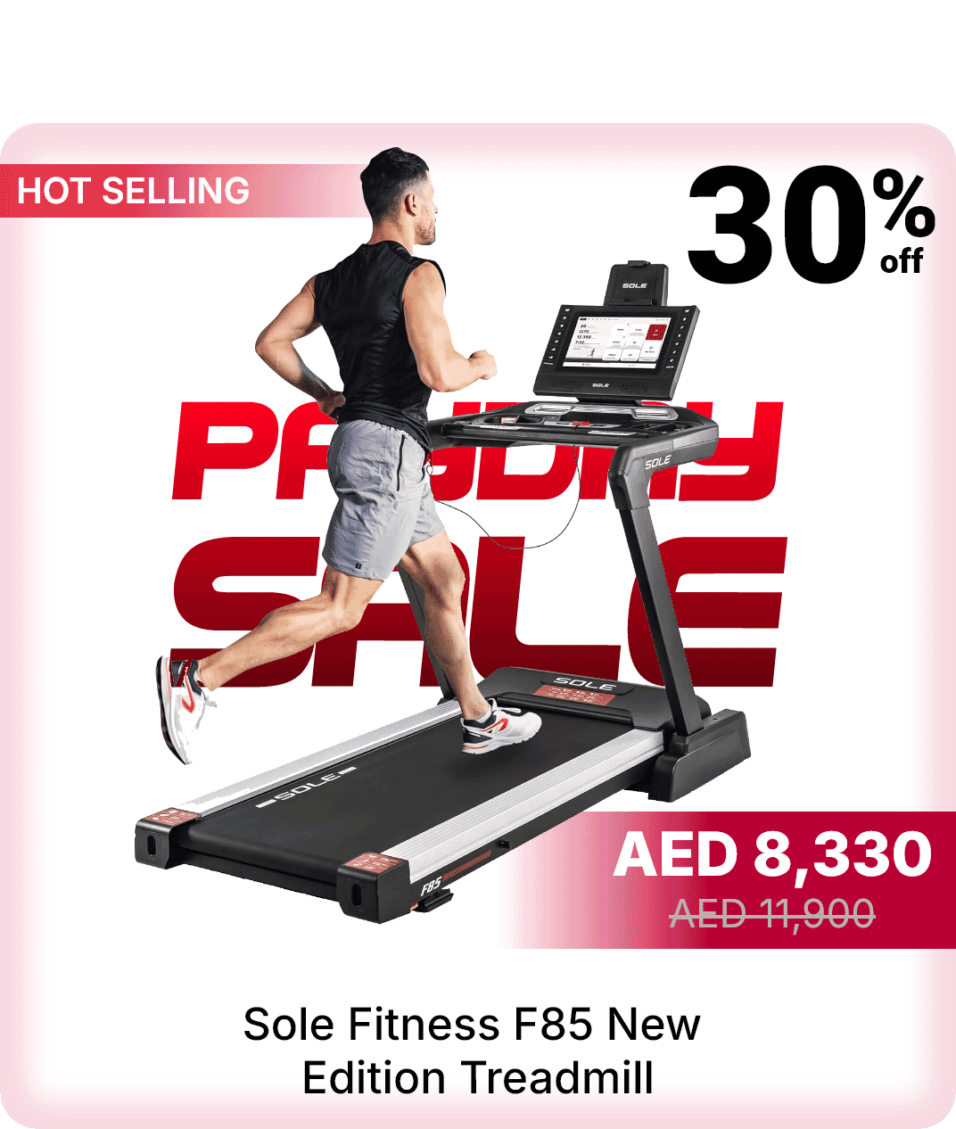 New Edition Sole Fitness F85 Treadmill
