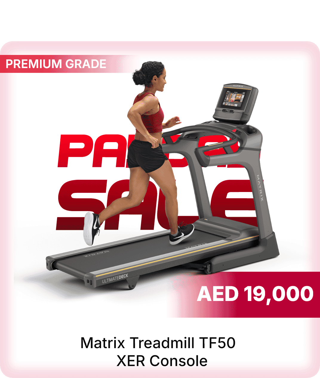 Matrix Treadmill TF50 | XER Console