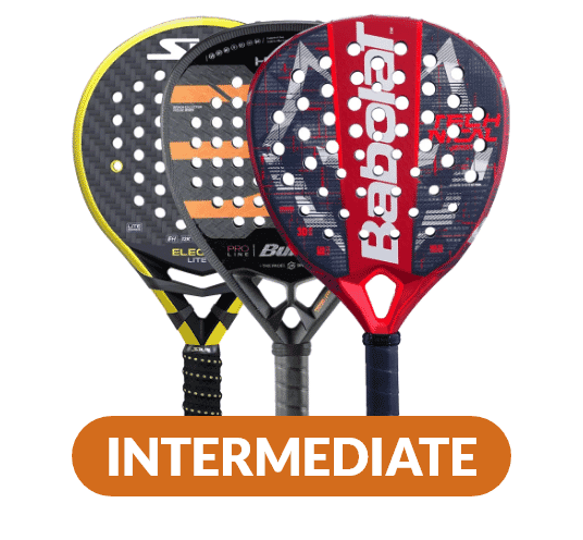 Intermediate padel racket