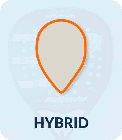 hybrid padel racket