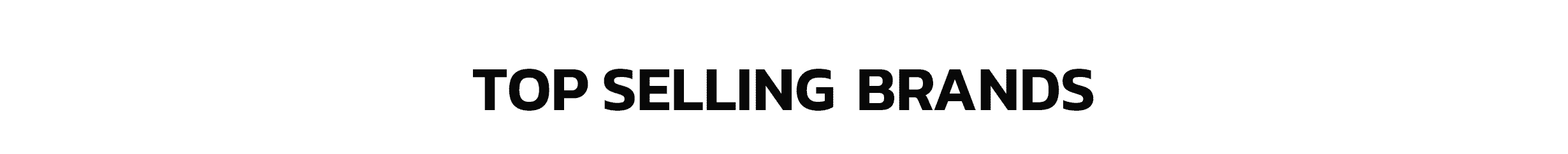 top selling brands