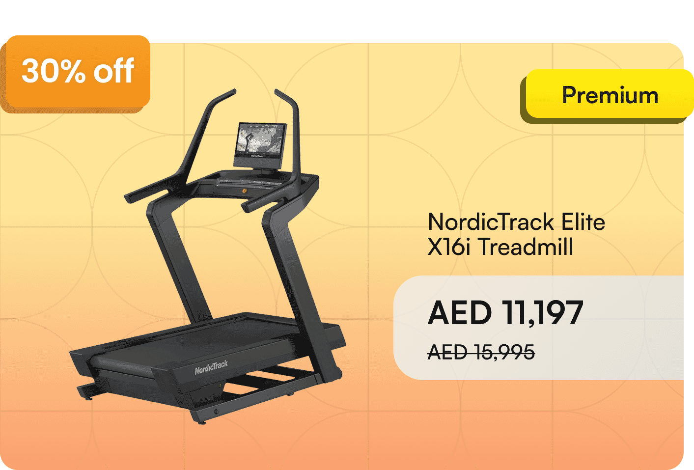 NordicTrack Elite X16i Treadmill