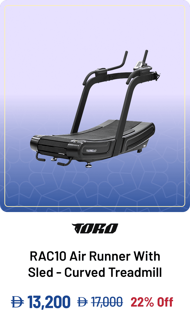 Toro RAC10 Air Runner With Sled - Curved Treadmill (Manual, Self-powered)