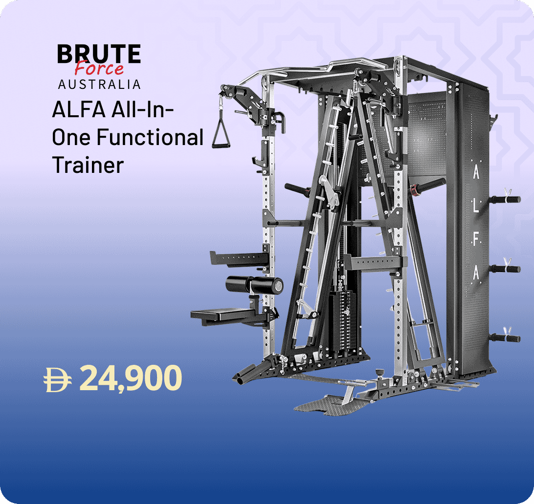 BruteForce ALFA All-In-One Functional Trainer With Converging Smith