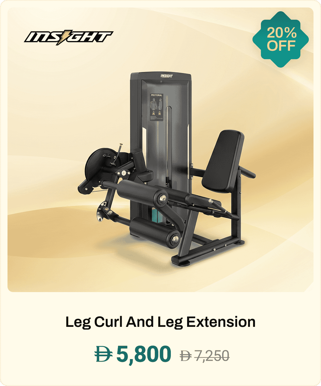 Insight Fitness Leg Curl And Leg Extension