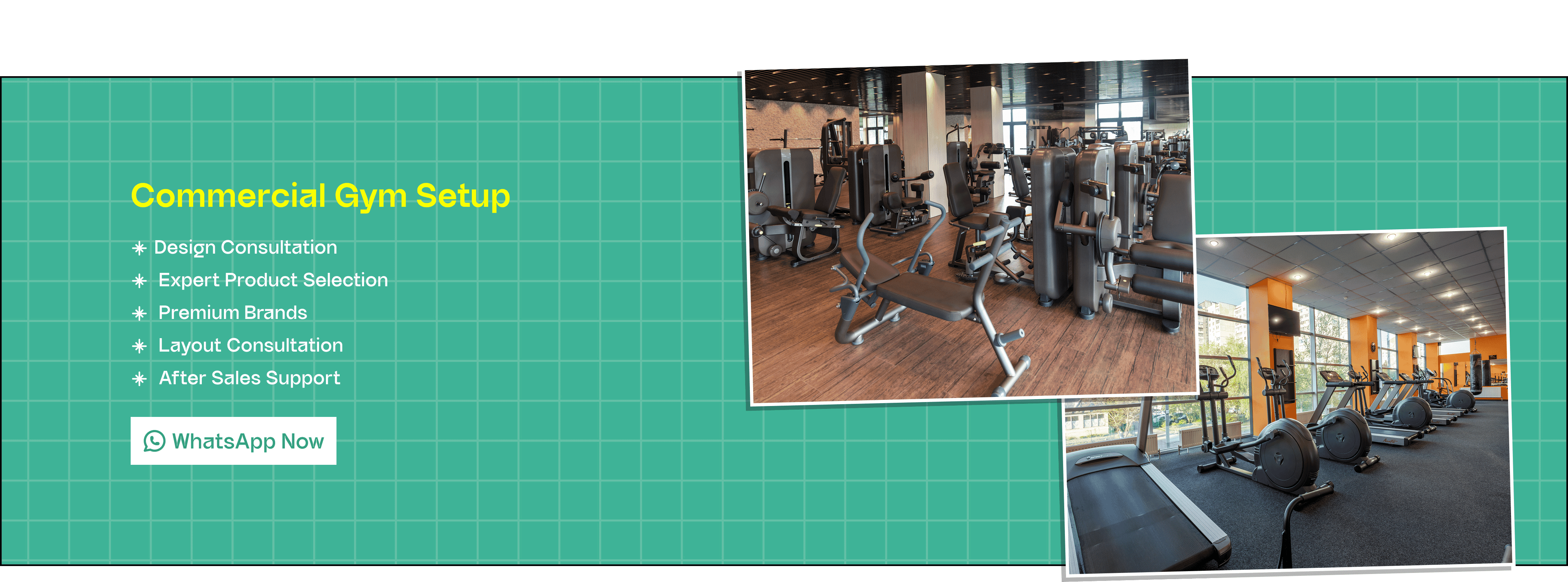 commercial gym setup