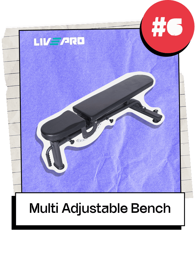 Livpro Multi Adjustable Bench