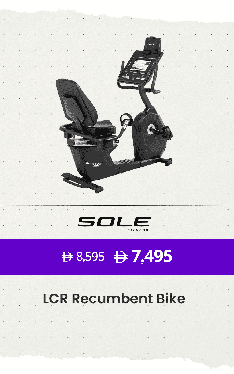 Sole Fitness LCR Recumbent Bike