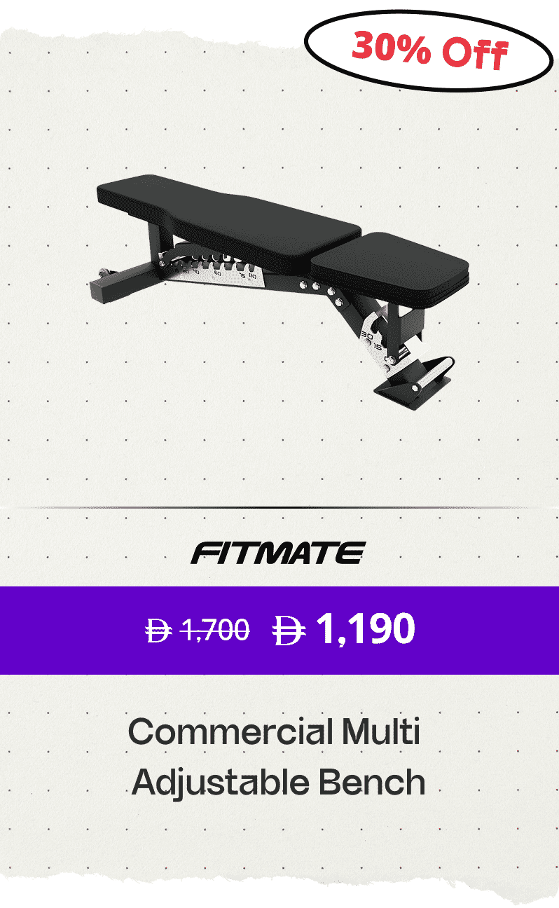 Fitmate Commercial Multi Adjustable Bench