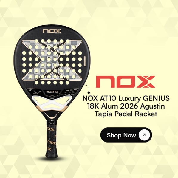 NOX AT10 Luxury GENIUS 18K Alum 2026 Agustin Tapia Padel Racket