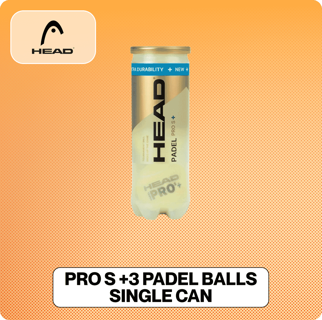 Head Pro S +3 Padel Balls Single Can