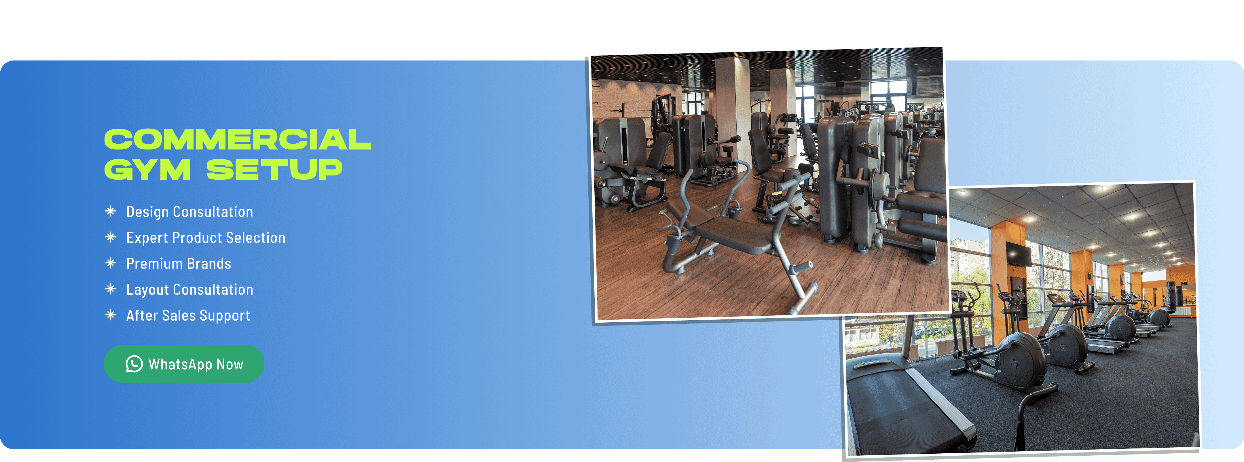 commercial gym setup