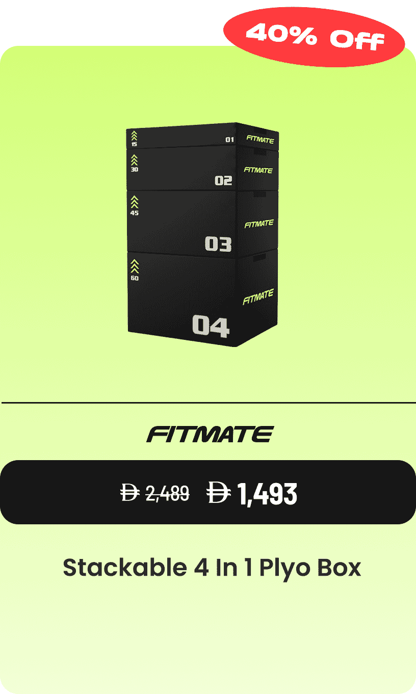 Fitmate Stackable 4 In 1 Plyo Box