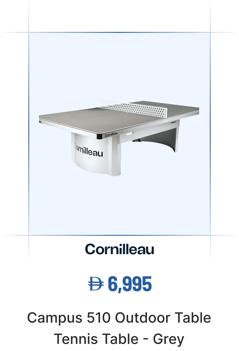 Cornilleau Campus 510 Outdoor Table Tennis Table - Grey