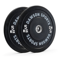 Dawson Sports - Rubber Bumper Plates w/ upturned ring - 5kg