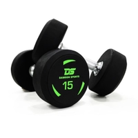 Dawson Sports - TPU Coated Dumbbells - 15kg