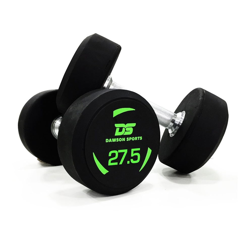 Dawson Sports - Rubber Dumbbells - 27.5kg