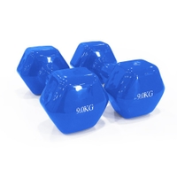Dawson Sports - Vinyl Dumbbell - 9kg