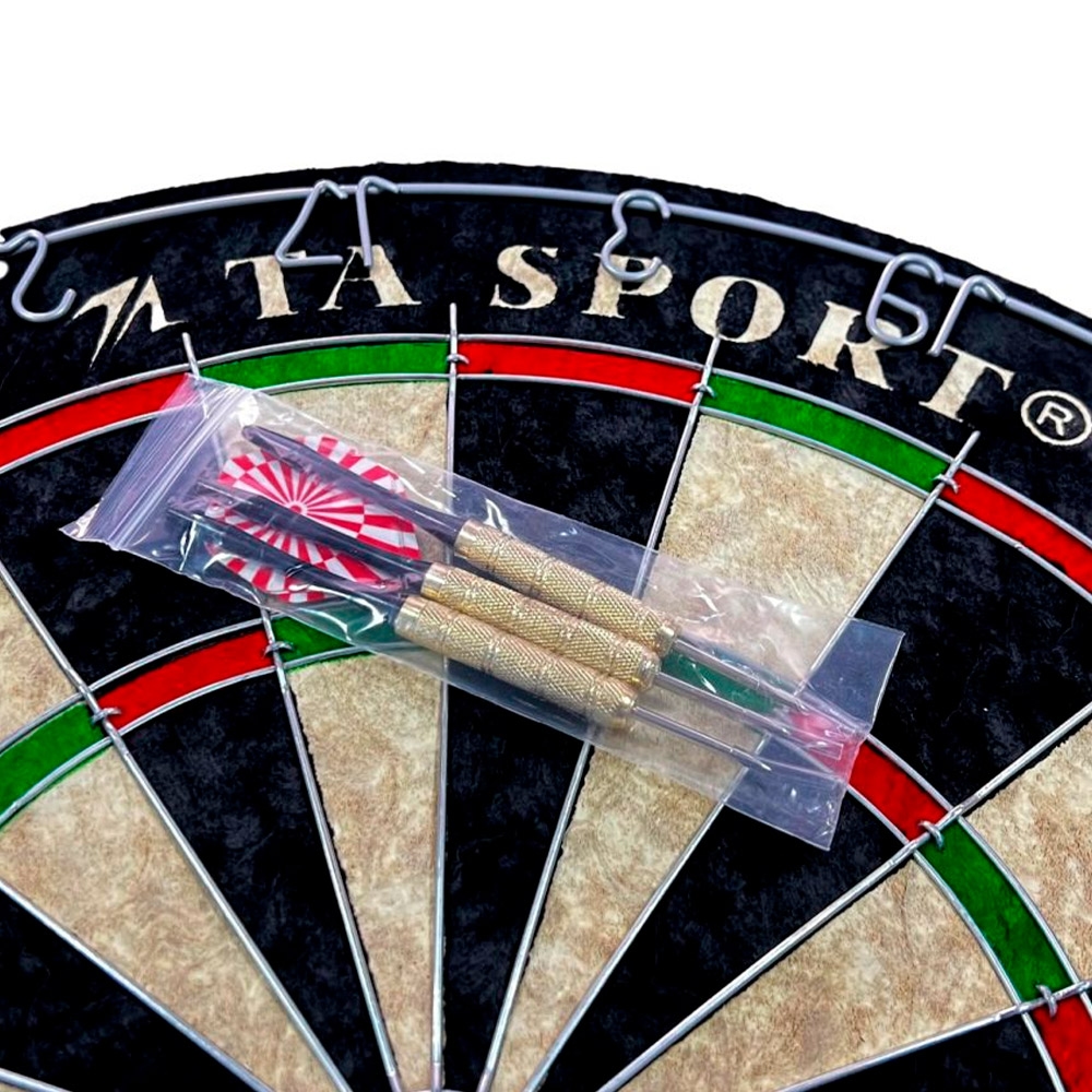 TA Sports Black MDF Cabinet Dart Board