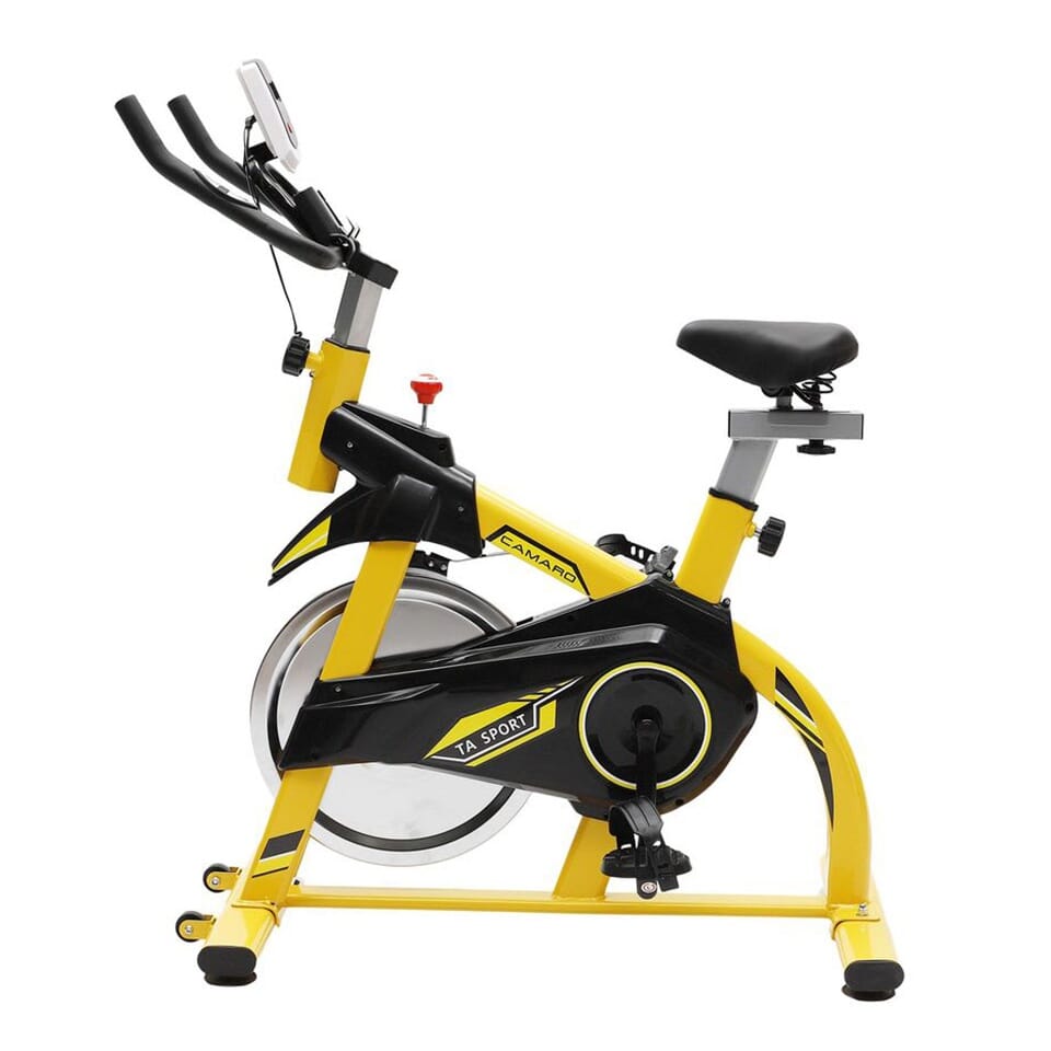 spin bike yellow