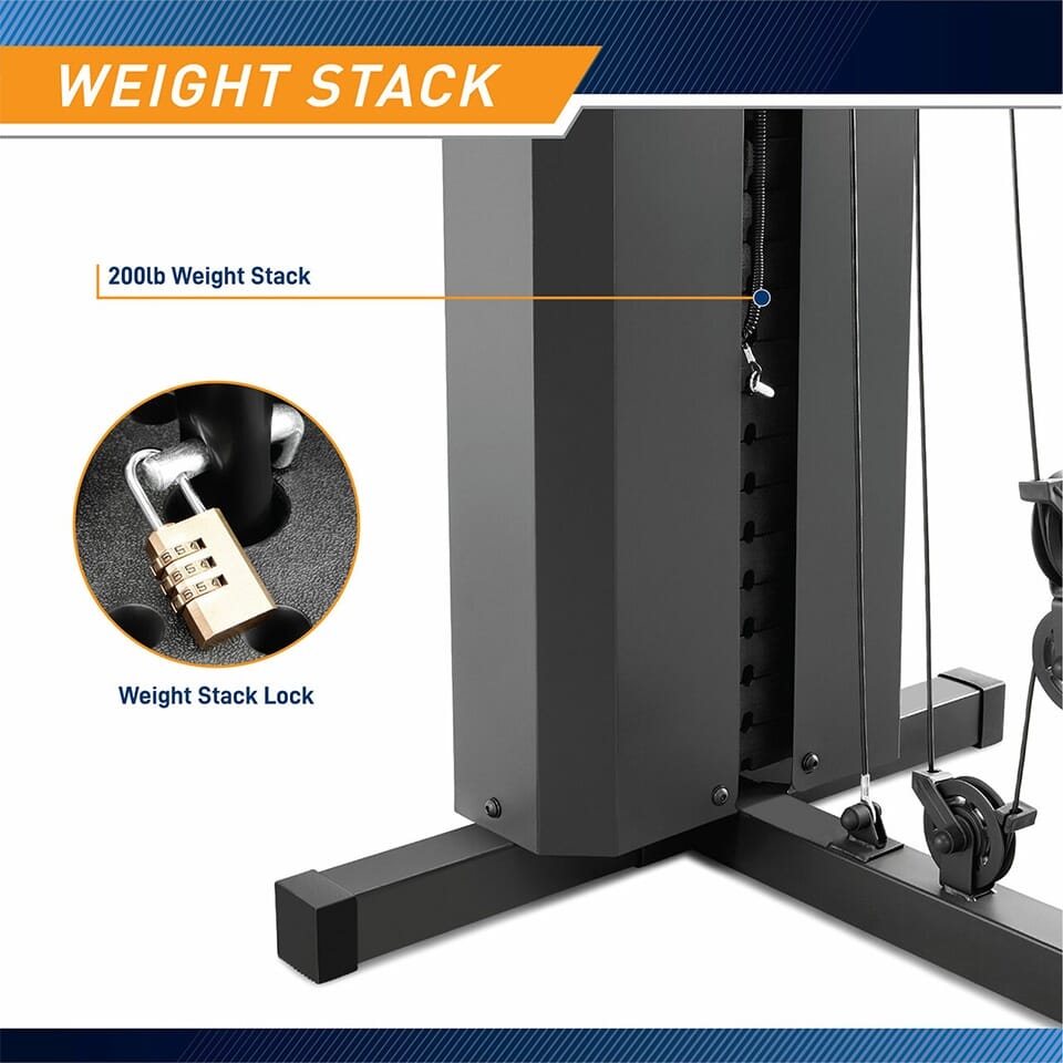 Buy Marcy Club 200lb Home Gym | MKM-81010, KSA