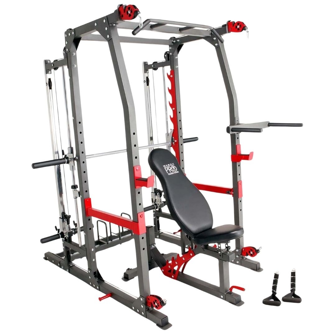Marcy Pro Smith Machine Home Gym Training System Cage | SM 4903