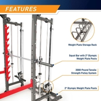 Marcy Pro Smith Machine Home Gym Training System Cage | SM 4903
