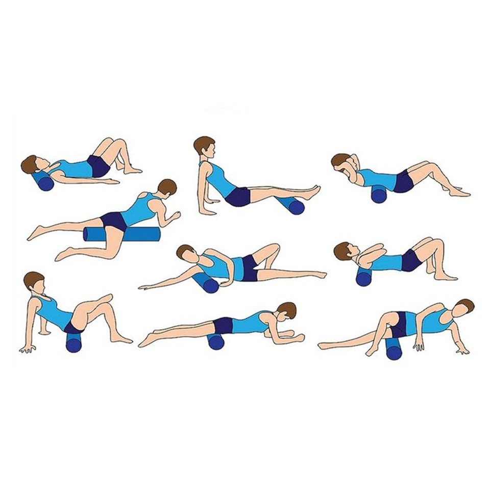 Liveup - PE Yoga Foam Roller 90*15 cm