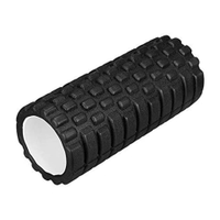 York Fitness Solid EVA Foam Roller | 14*33 cm Black