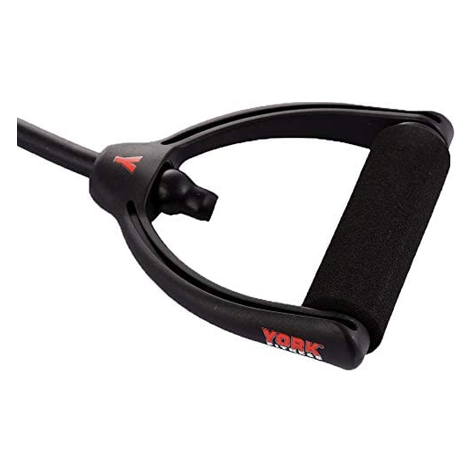 York Fitness - Resistance Tube Level 3 Firm Grip Handle