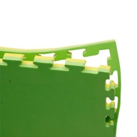 Teakwondo Mat 1M*1M*2Cm Yellow/Light Green