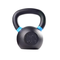 1441 Fitness Powder Coated Kettlebell - 4 Kg to 16 Kg - 7 Pcs Set With 2 Tier Rack