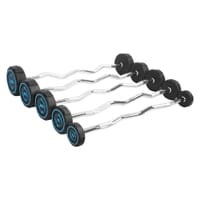 PU Fitness Fixed Weight Curl Barbell Set 10kg to 30kg