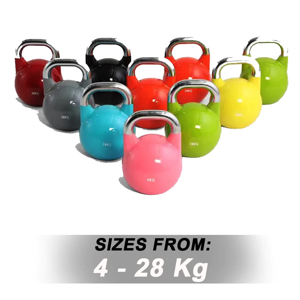 1441 Fitness Cast Iron Competition Kettlebell 4 Kg to 28 Kg