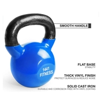 1441 Fitness Vinyl Coated Kettlebell 4 KG to 24 KG