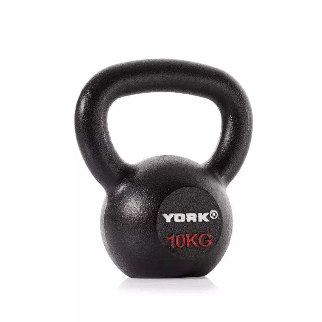 York Fitness Cast Iron Kettlebell -10 Kg