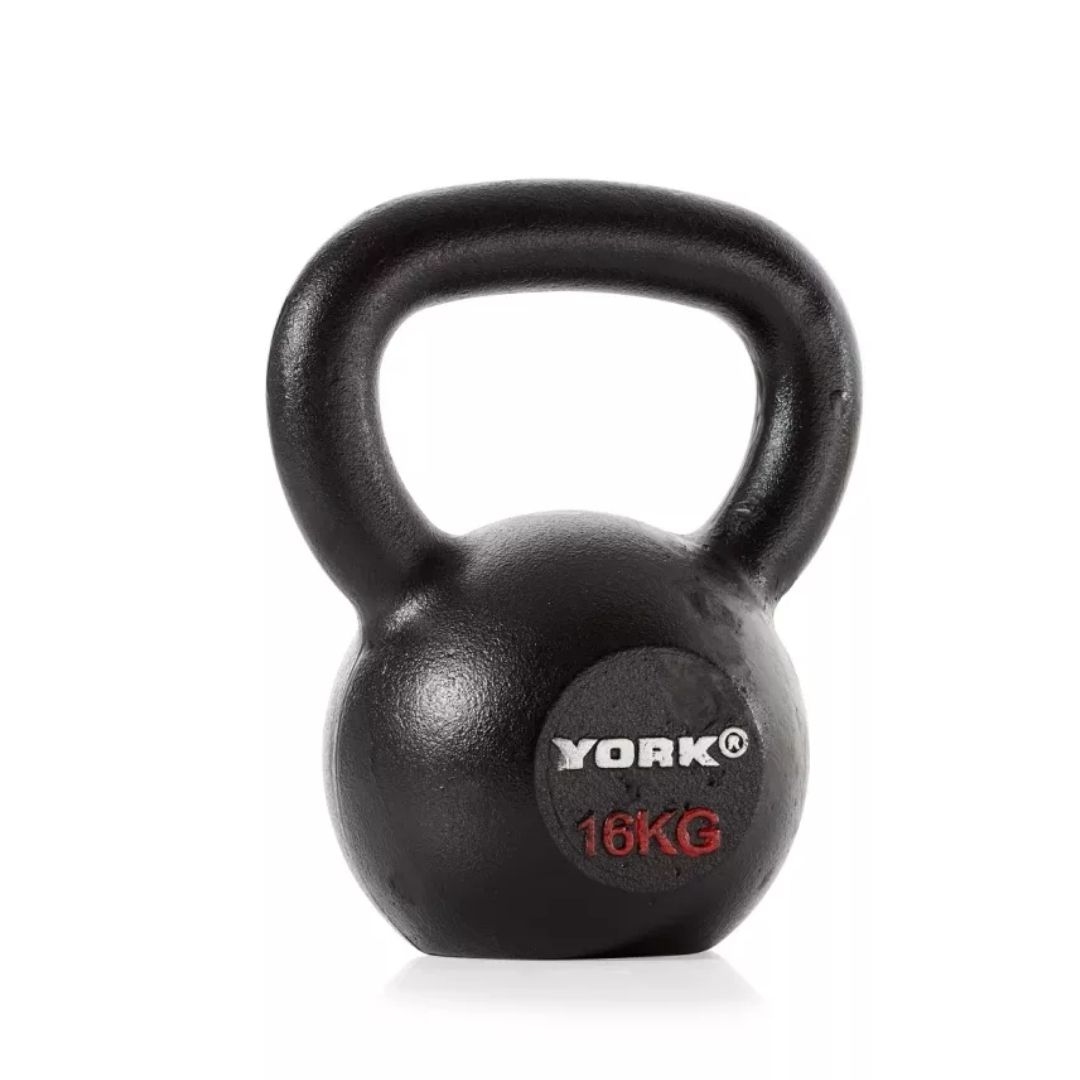 York Fitness Cast Iron Kettlebell -16 Kg