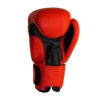 Benlee - Leather Boxing Gloves - 10 Oz - Fighter Black/Red