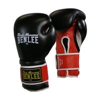 Benlee - Leather Boxing Gloves 14 Oz - Sugar Black/Red