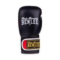 Benlee - Leather Boxing Gloves 14 Oz - Sugar Black/Red