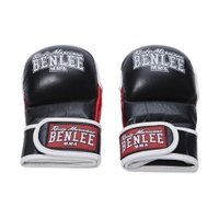 Benlee - Leather MMA Sparring Gloves Striker Black S/M