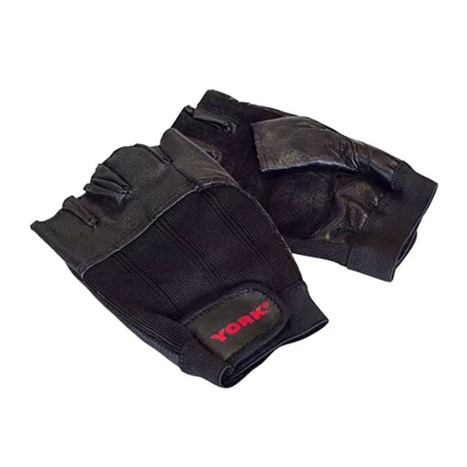 York Fitness - Delux Leather Workout Glove 60189-S