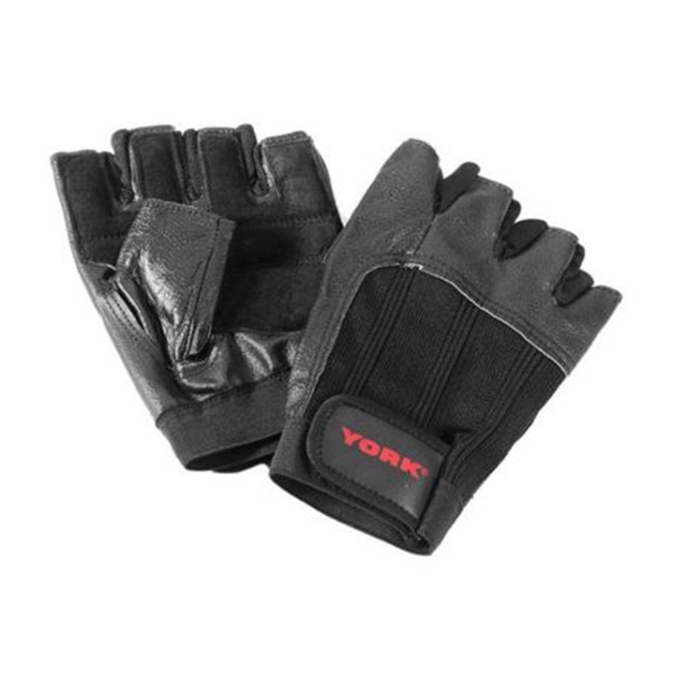 York Fitness - Delux Leather Workout Glove 60190-M