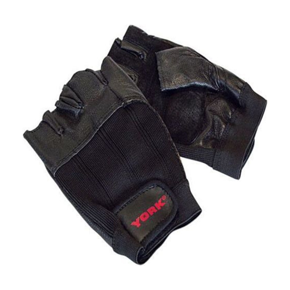 York Fitness - Delux Leather Workout Glove 60191-L